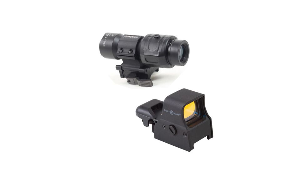 Sightmark Magnify Your Ultra Shot Kit - Sightmark Ultra Shot Red Dot Sight SM14000, Sightmark 3x Tactical Magnifier