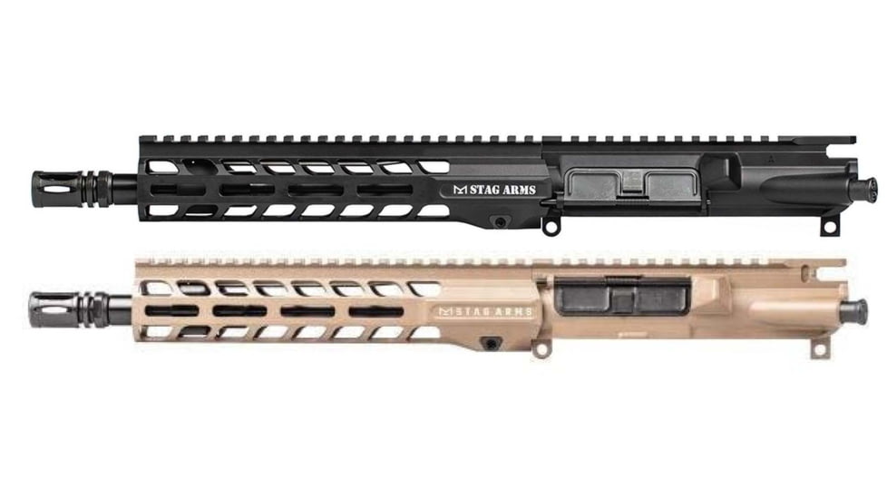 Stag Arms 15 Tactical Left Hand 10.5in 5.56 NATO Upper Receiver, Black, FDE