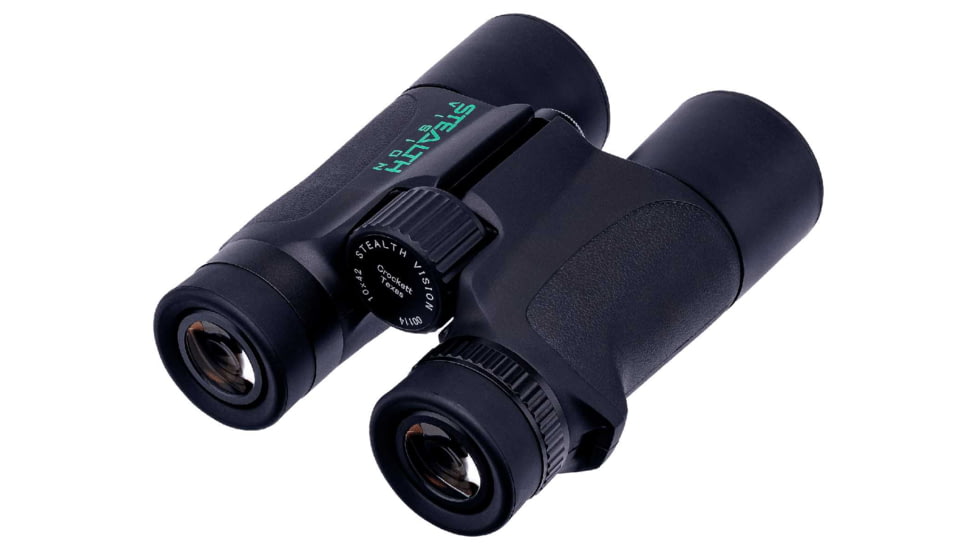 Stealth Vision 10X42 Roof Prism Binoculars, Black, SV-B42