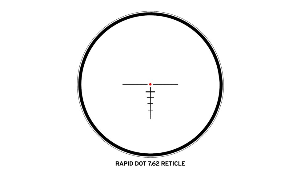 Steiner T536 Reticle Battle Sight Cal 7.62, Black, 8798-762