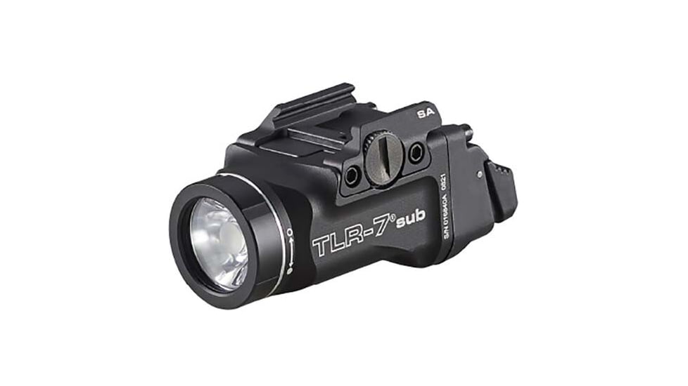 Streamlight TLR-7 Sub Ultra-Compact LED Tactical Weapon Light, CR123A, White, 500 Lumens, Black, 69404