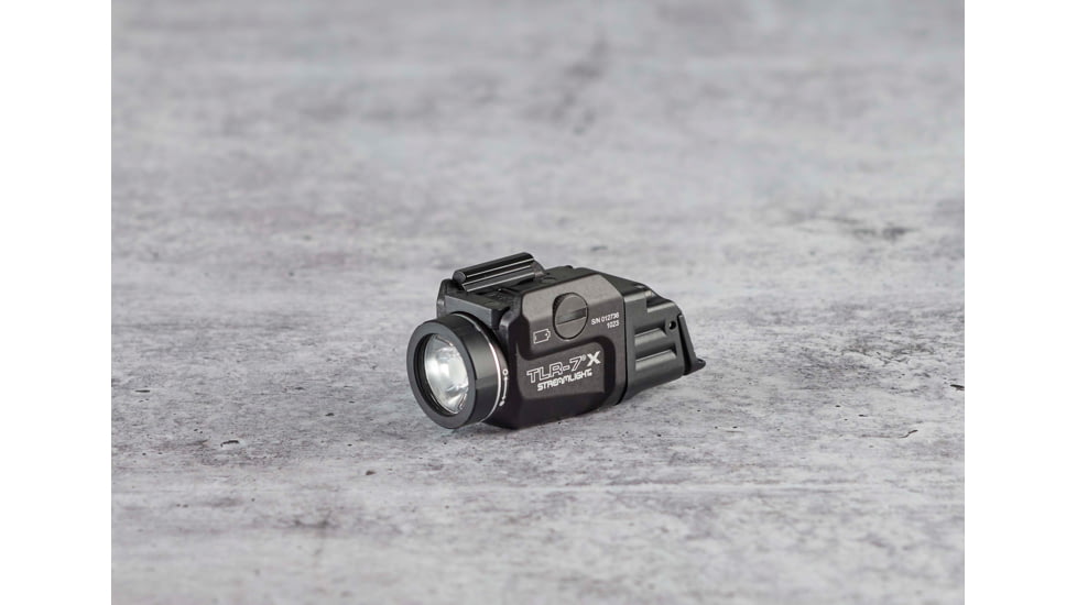 Streamlight TLR-7X Flex LED Tactical Weapon Light, CR123A, White, 500 Lumens, Black, 69424