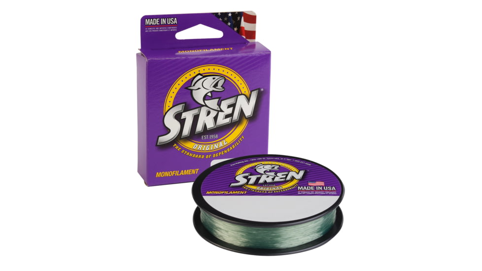 Stren Original Monofilament Line, 0.009in/0.22mm, 6lb/2.7kg, 100yd/91m, Lo-Vis Green, SOPS6-22