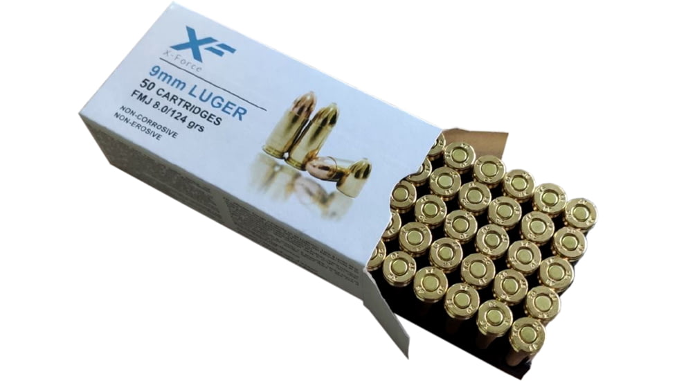 Sumbro X-Force 9mm Luger 124 grain Full Metal Jacket