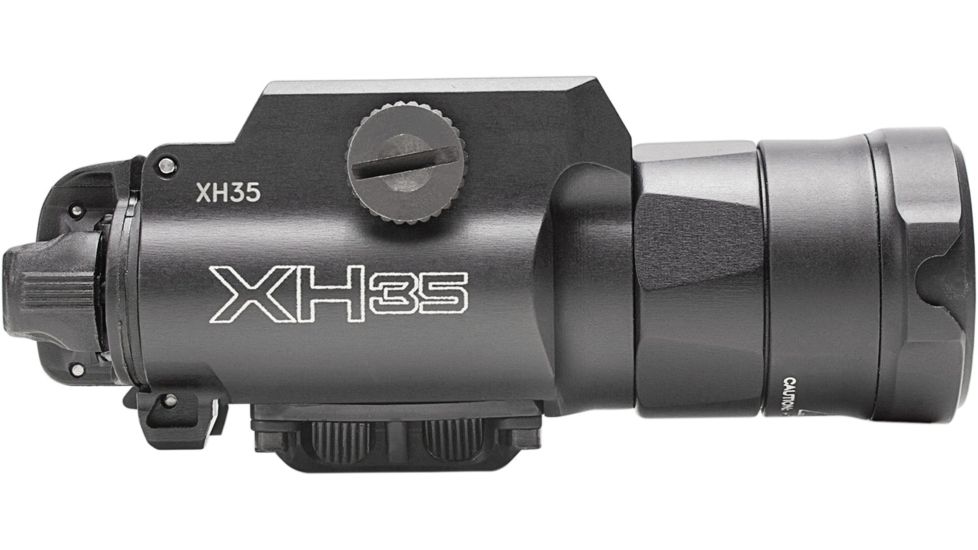 SureFire XH35 Ultra-High Dual Output LED Weapon Light, CR123A, White, 300-1000 Lumens, Black, XH35