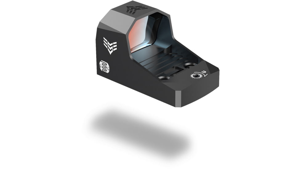 Swampfox Sentinel Ultra Compact Micro Red Dot Sight, 1x16mm, 3 MOA Red Dot Reticle, Auto Brightness, Black, SNL00116-RD