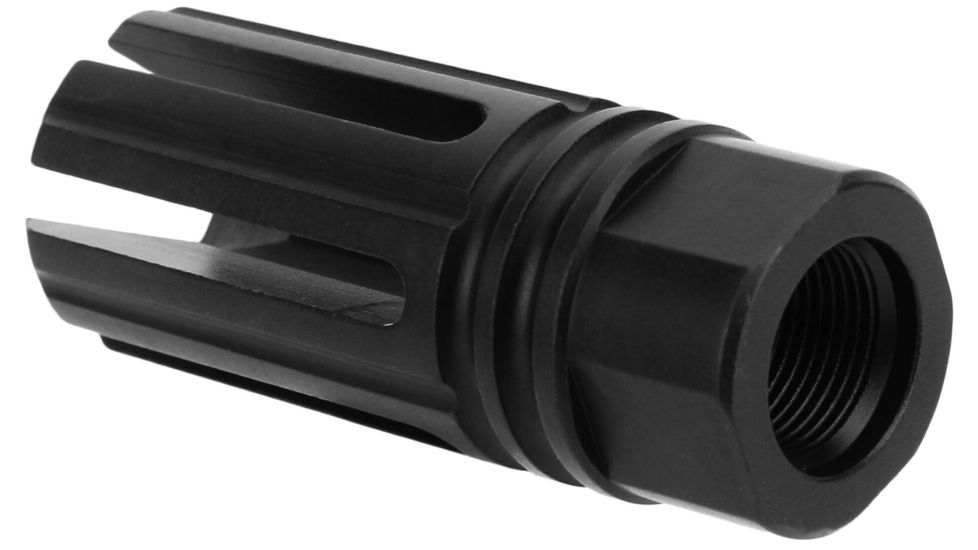 TacFire AR-15 6-Prong Muzzle Brake, 5.56x45mm NATO, 1/2x28, Black Oxide Black, MZ1005-N
