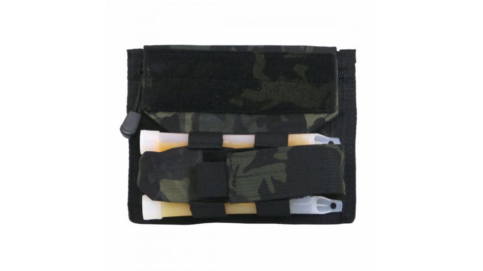 Tactical Assault Gear MOLLE Admin Rampage Pouch, W/LID, Mc Black 835973