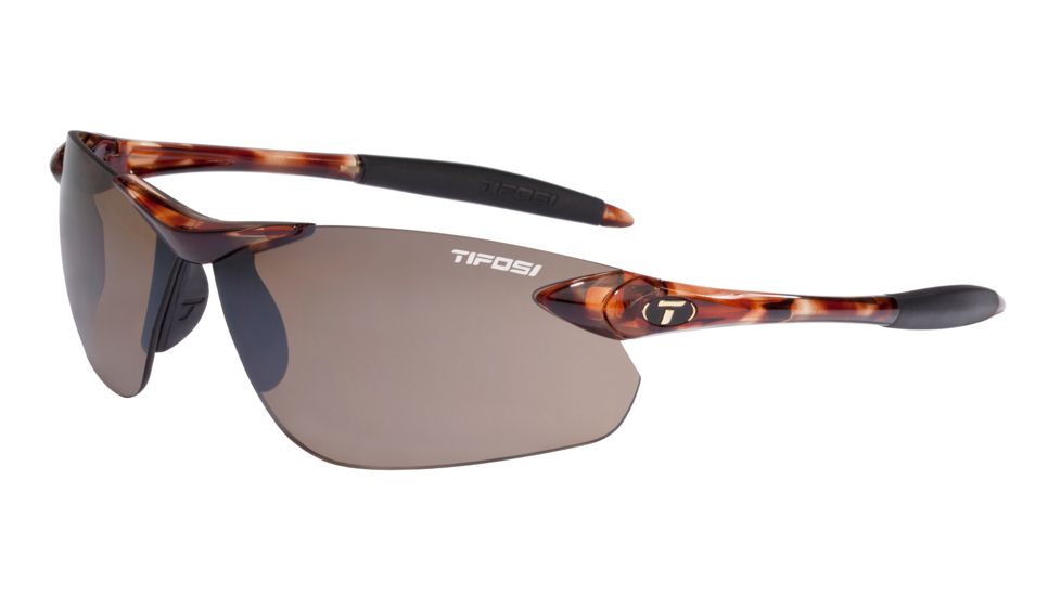 Tifosi Optics Seek FC Sunglasses, Tortoise Frame, Brown Lenses, 0190401071