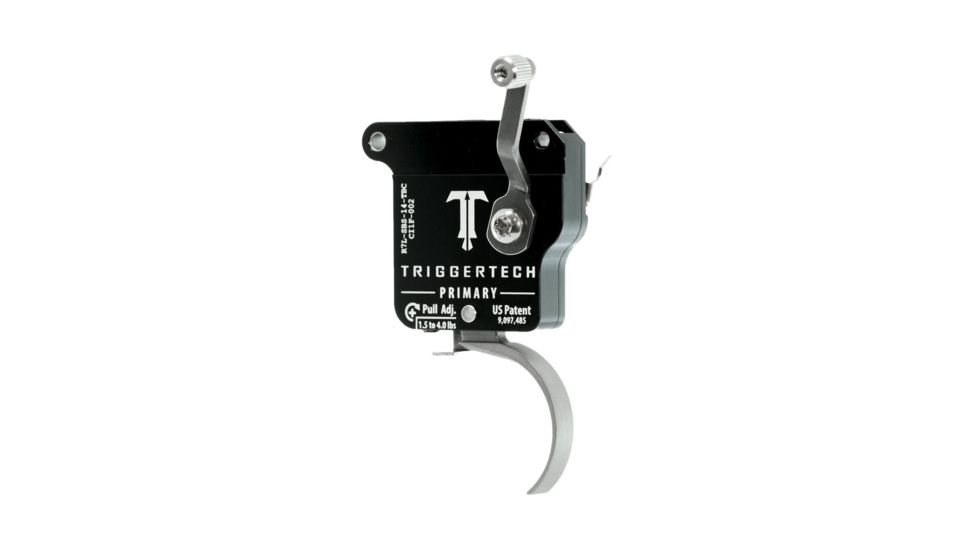 Triggertech Rem 700 Left Primary Curved Trigger, Stainless R7L-SBS-14-TBC