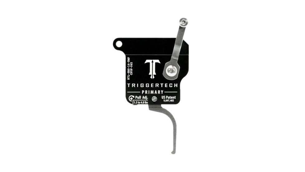 Triggertech Rem 700 Left Primary Flat Clean Trigger, Stainless R7L-SBS-14-TNF