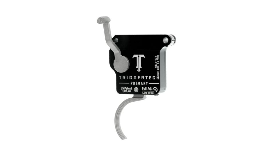 Triggertech Rem 700 Primary Curved Clean Trigger, Stainless R70-SBS-14-TNC