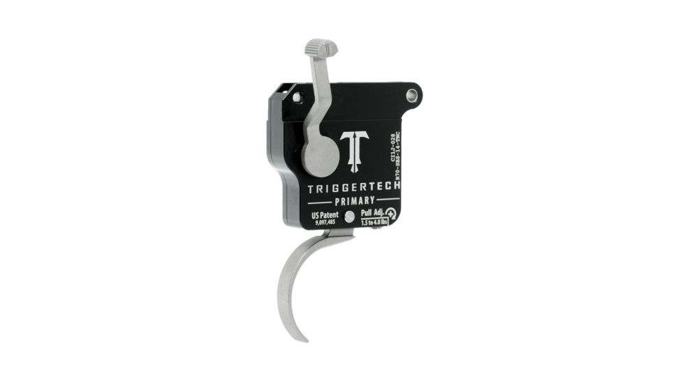 Triggertech Rem 700 Primary Curved Clean Trigger, Stainless R70-SBS-14-TNC
