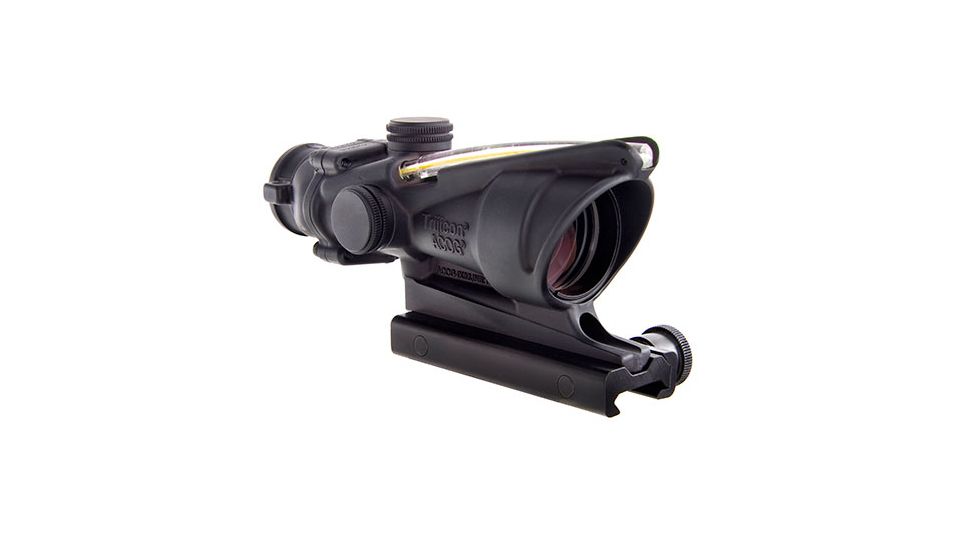 Trijicon ACOG TA31 4x32mm Rifle Scope, Black, Amber Chevron 5.56x45mm M193 / 55 Grain Reticle, MOA Adjustment, 100289