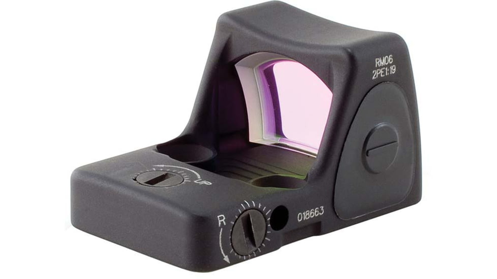 Trijicon RM06 RMR Type 2 Adjustable LED Red Dot Sight, 3.25 MOA Red Dot, No Mount, Matte, Black, RM06-C-700672