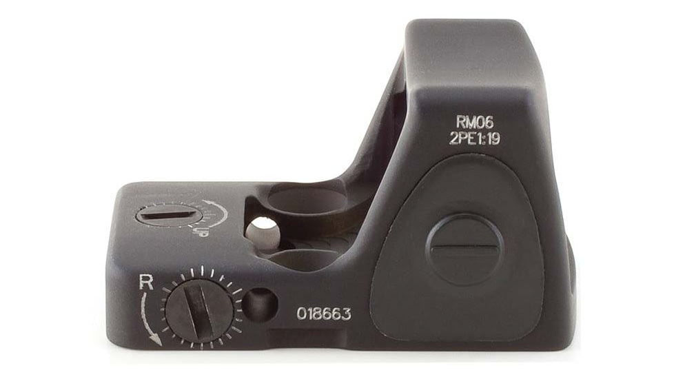 Trijicon RM06 RMR Type 2 Adjustable LED Red Dot Sight, 3.25 MOA Red Dot, No Mount, Matte, Black, RM06-C-700672