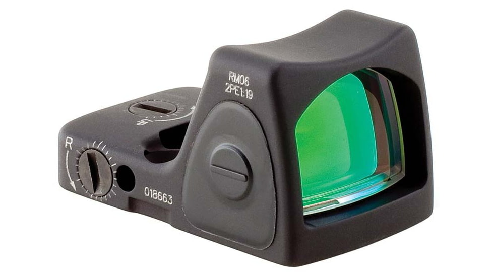 Trijicon RM06 RMR Type 2 Adjustable LED Red Dot Sight, 3.25 MOA Red Dot, No Mount, Matte, Black, RM06-C-700672
