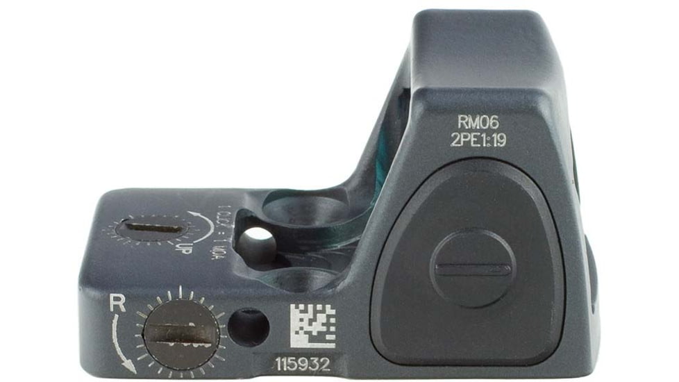 Trijicon RM06 RMR Type 2 Adjustable LED Red Dot Sight, 3.25 MOA Red Dot, No Mount, Matte, Gray, 700694