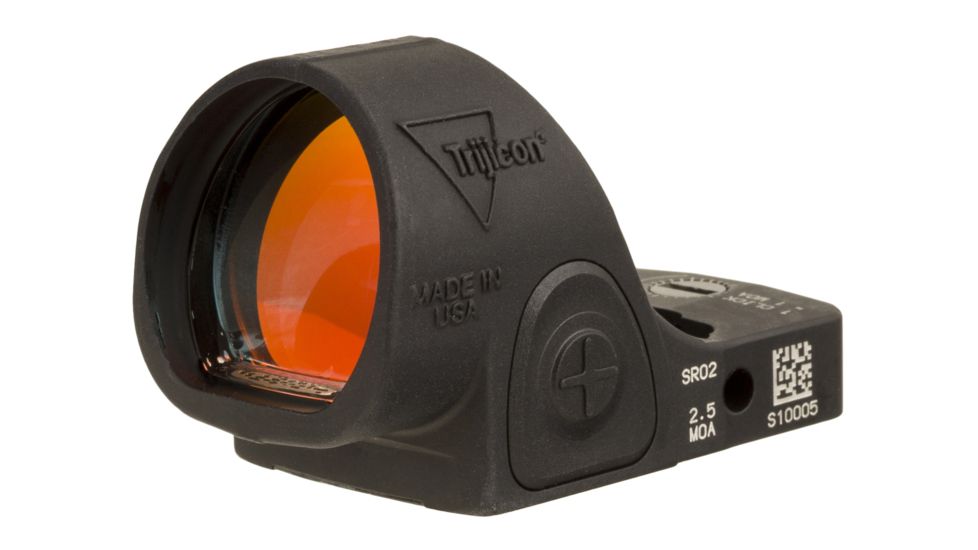 Trijicon SRO Adjustable LED Red Dot Sight,1x, 5.0 MOA Dot Reticle, 2500003