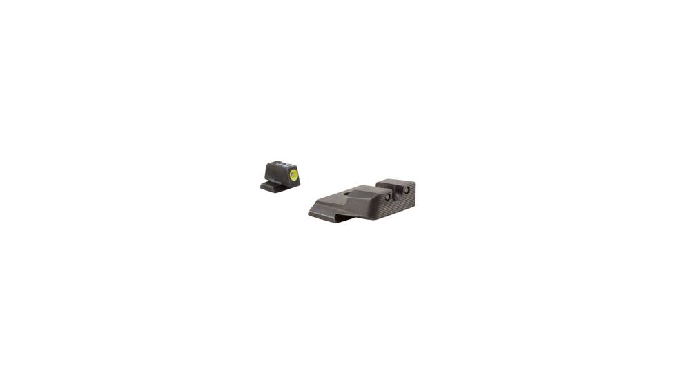 Trijicon Trijicon HD XR Night Sight Set, Yellow Front Outline for Smith and Wesson M&amp;P, SD9 VE, SD40 VE, Black SA637-C-600850