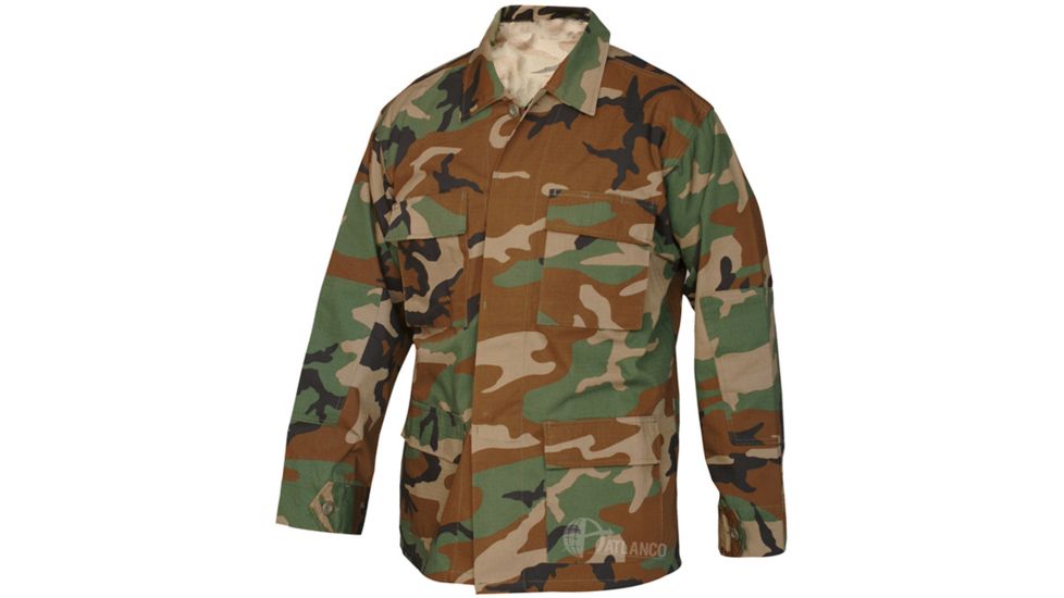 Tru-Spec Basic BDU Jacket, 60/40 Co/Poly Rip,