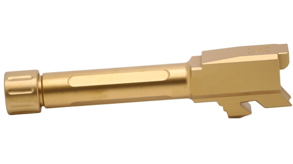 True Precision Glock 43 Threaded Barrel, 1/2x28, Gold TiN, TP-G43B-XTG