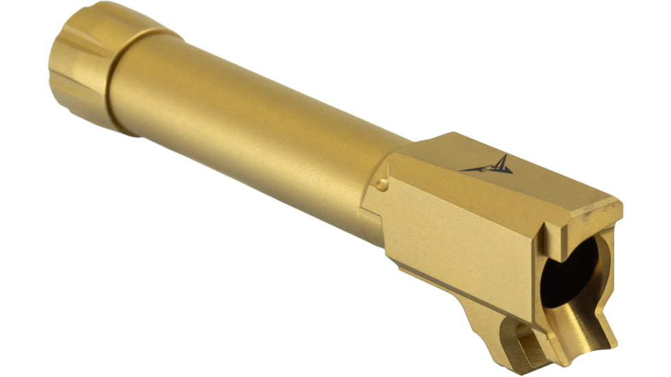 TRYBE Defense Sig Sauer P365 Match Grade Threaded Pistol Barrel, Gold TIN, TPBSIG365V2-TIN-V2