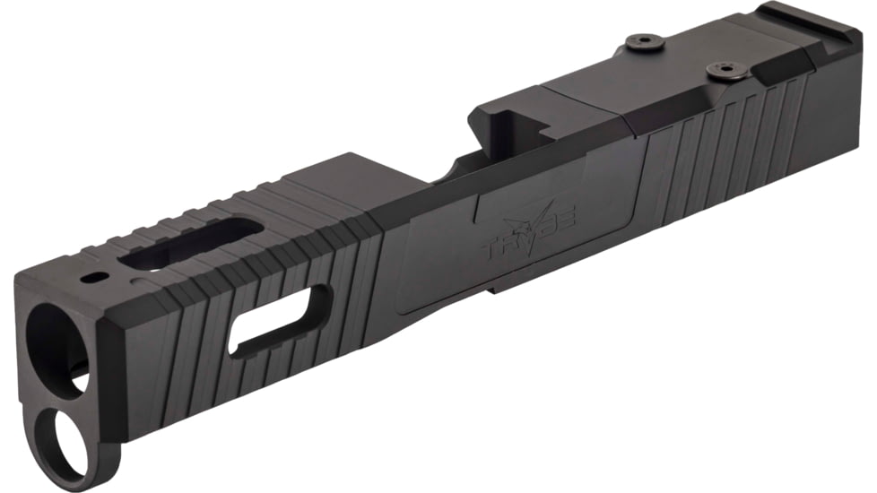TRYBE Defense TRYBE Defense Pistol Slide, Glock 19, Gen 5, RMR Cut, Version 1, Black Cerakote SLDG19G5RMR-BN