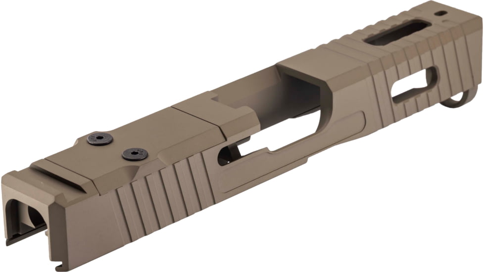 TRYBE Defense TRYBE Defense Pistol Slide, Glock 19, Gen 5, Viper Cut, Version 1, FDE Cerakote, SLDG19G5VPR-FDE