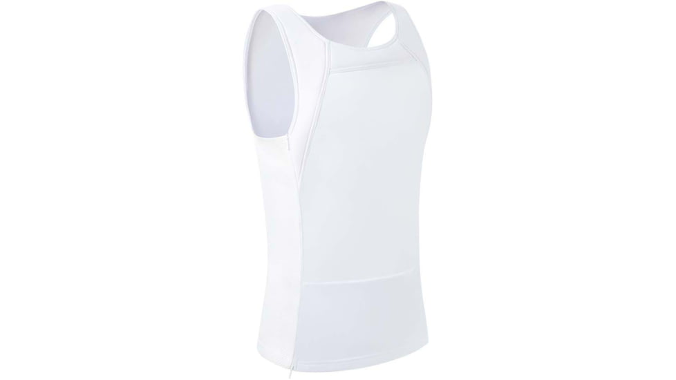 EDEMO UARM CAS Covert Armored Bulletproof Singlet, Type II Threat Level, Wh-img-0