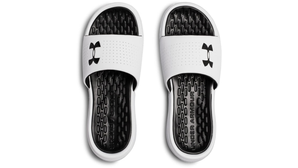 men's ua playmaker fixed strap slides