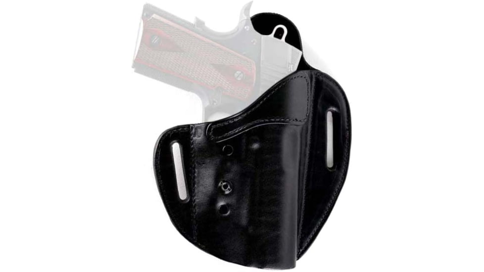 Urban Carry LockLeather OWB Holster Size #222, Right Hand, Black, LL-OWB-222-BK-R