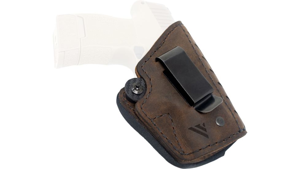 Versacarry Comfort Flex Deluxe IWB Holster, Right Hand, Size 1, Distressed Brown, CFD2111