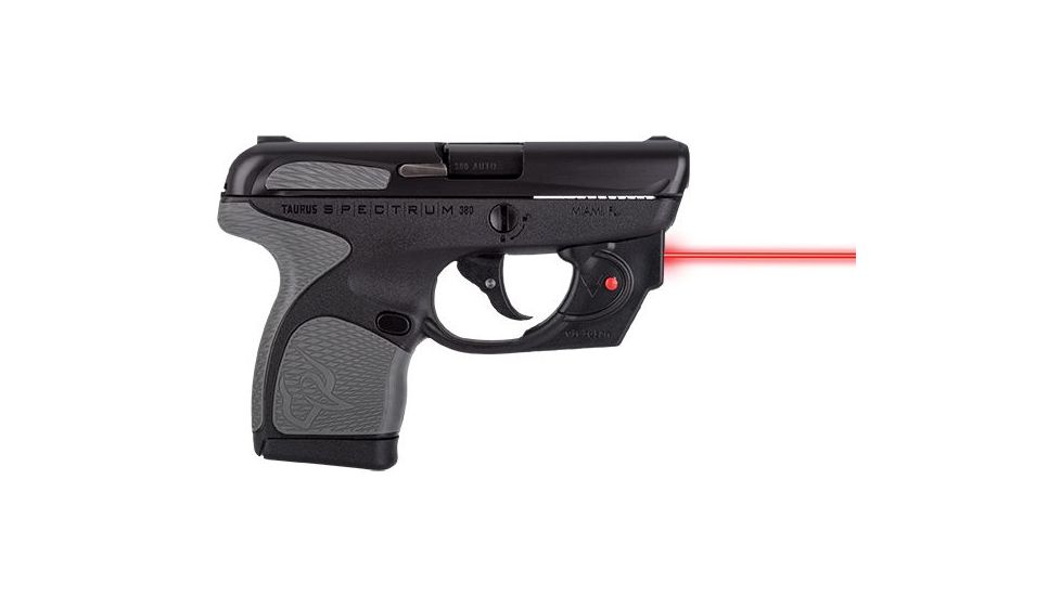 Viridian Weapon Technologies Essential Red Laser Sight for Taurus Spectrum, Non-ECR, Retail Box, Black, NSN N, 912-0009