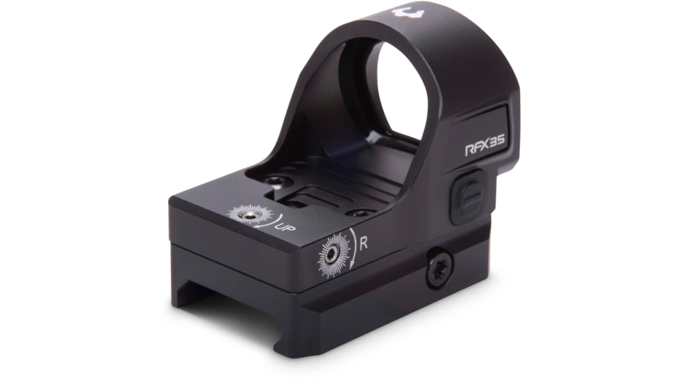 Viridian Weapon Technologies RFX-35 1x22mm Micro Green Dot Sight, RMR Mounting Pattern, Black, Small, 981-0022