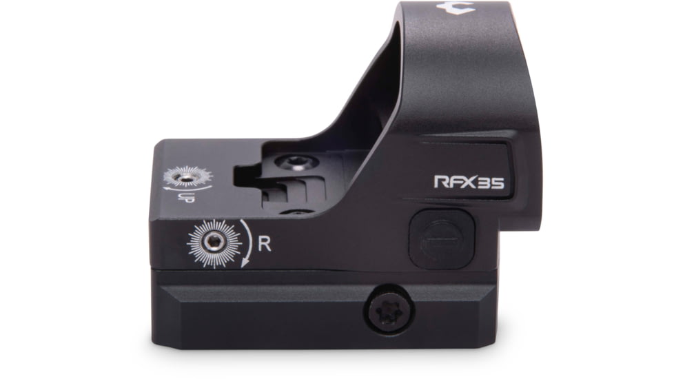 Viridian Weapon Technologies RFX-35 1x22mm Micro Green Dot Sight, RMR Mounting Pattern, Black, Small, 981-0022