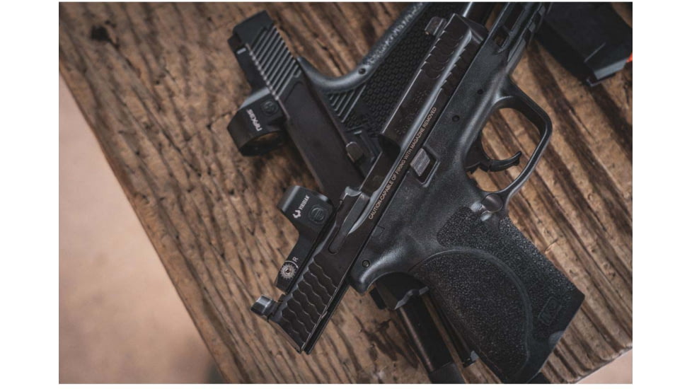 Viridian Weapon Technologies RFX-35 1x22mm Micro Green Dot Sight, RMR Mounting Pattern, Black, Small, 981-0022