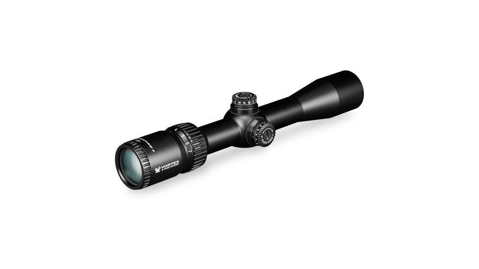 Vortex Crossfire II 2-7x32 mm Rifle Scope, 1 in Tube, Second Focal Plane, Black, Hard Anodized, Non-Illuminated V-Plex Reticle, MOA Adjustment, CF2-31002