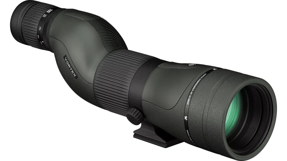 Vortex Diamondback HD Spotting Scope, 16-48x65mm, Straight, Green, 16 x 8.28 x 5.5, DS-65S
