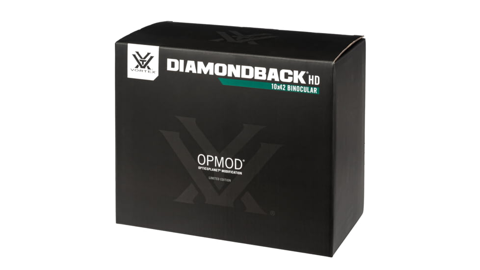 Vortex OPMOD Diamondback HD 10x42mm Roof Prism Binoculars, Wolf Gray, DB-215-OP