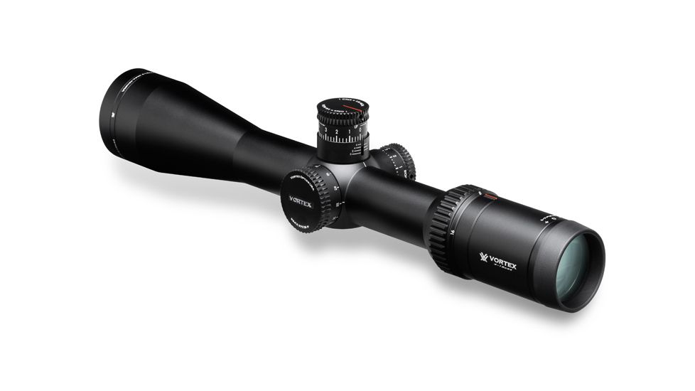 Vortex Viper HS-T 4-16x44 mm Rifle Scope, 30 mm Tube, Second Focal Plane, Black, Hard Anodized, Non-Illuminated VMR-1 MOA Reticle, MOA Adjustment, VHS-4309