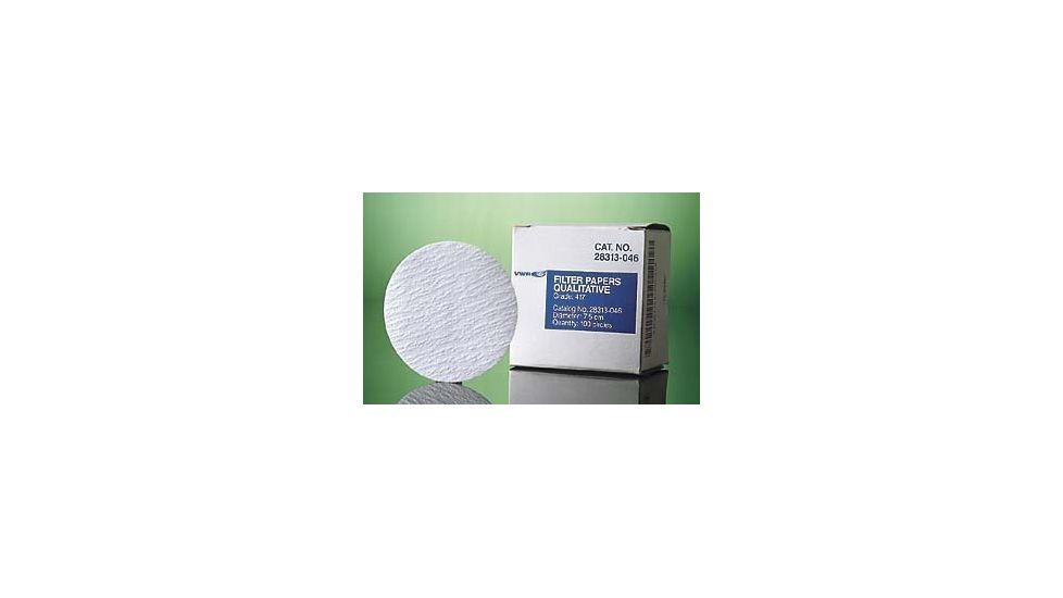 VWR Grade 417 Filter Paper, Qualitative, Crepe 28313148 2.00 Off