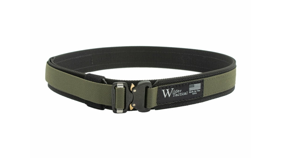Wilder Tactical The Minimalist EDC Belt, Ranger Green, Extra Large, 40-44, MBEDCRGXL