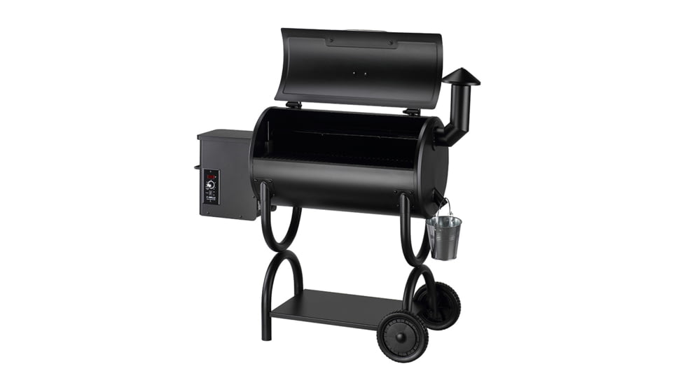 Z Grills ZPG-550B 8-in-1 Wood Pellet Grill, BBQ &amp; Smoker, 47x20x45in, Black, Medium, ZPG-550B