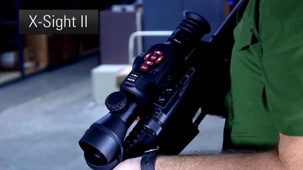 ATN X-Sight II Rifle Scope on a Rifle