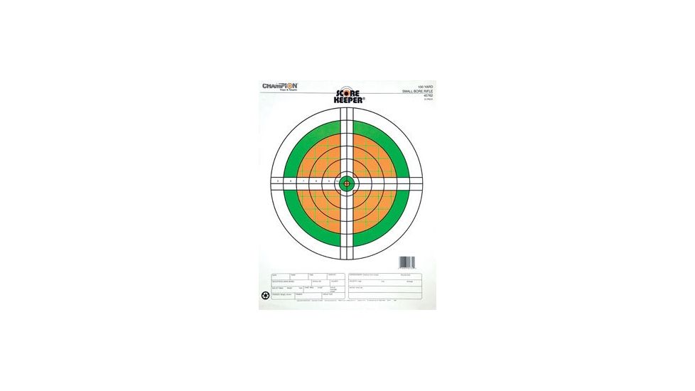 Champion Traps and Targets Fluorescent Orange & Green Bull ...