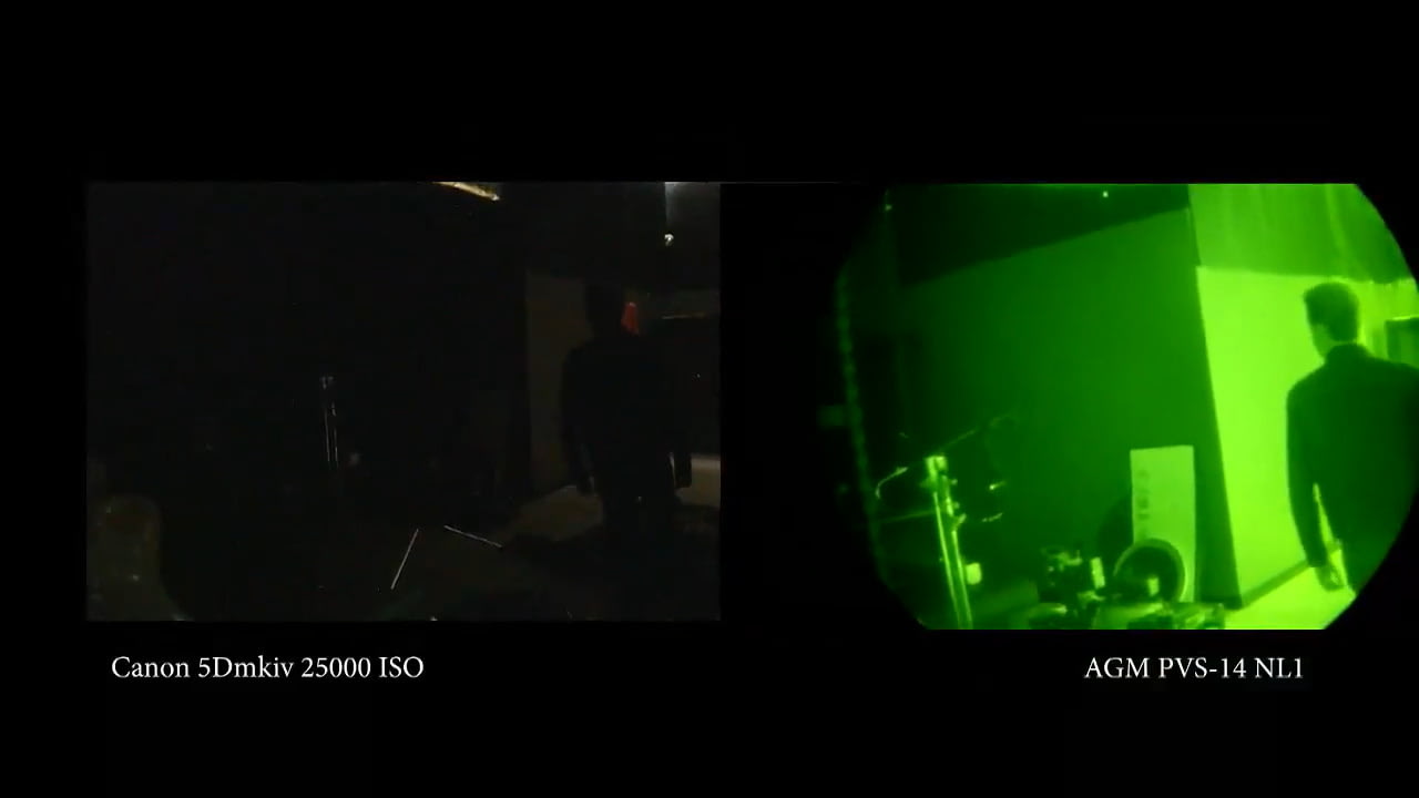 opplanet agm pvs 14 night vision monoculars test video