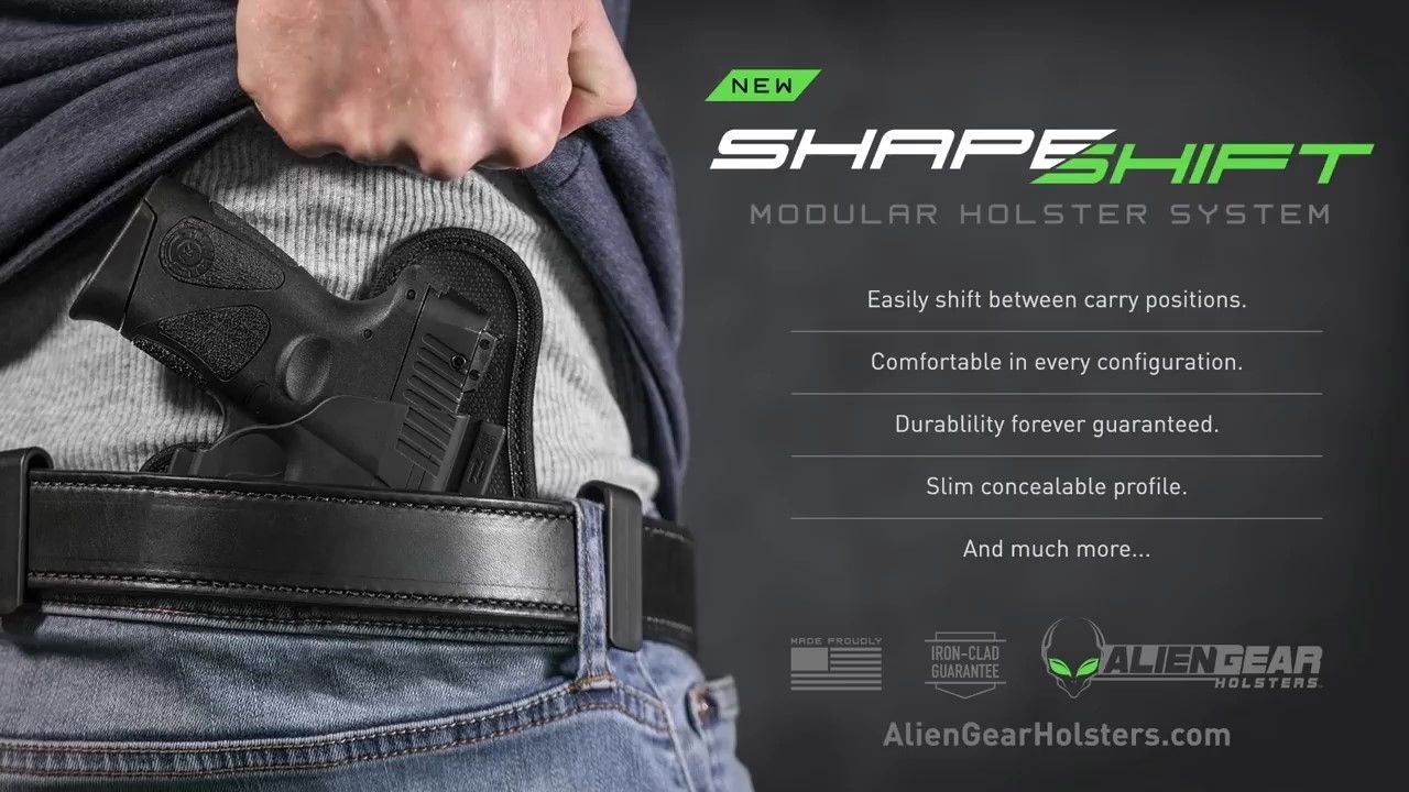 opplanet alien gear holsters shapeshift 4 iwb overview video