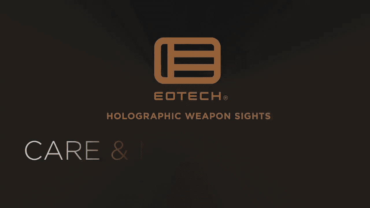opplanet eotech hws care and maintenance video