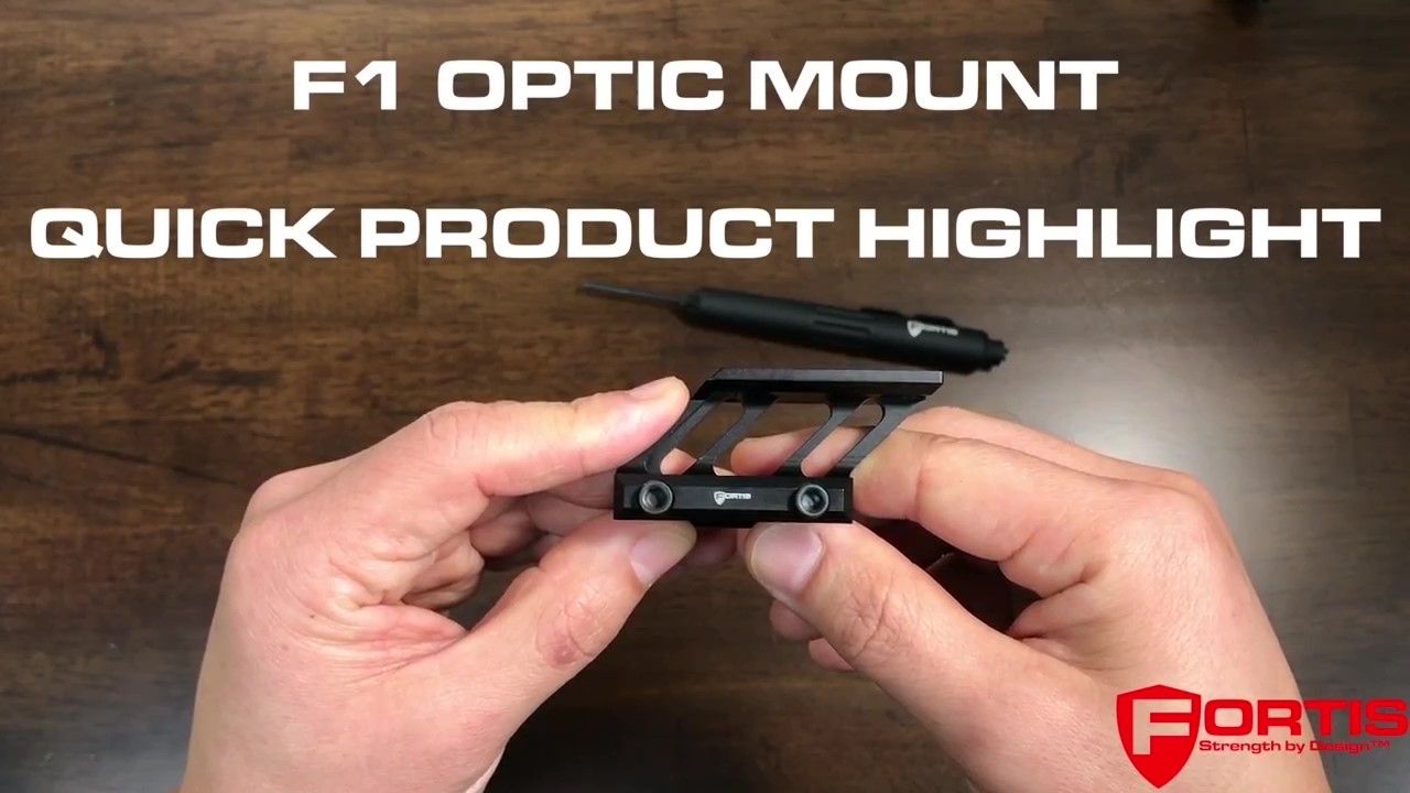 Exclusive Fortis Manufacturing F1 Optics Mount Absolute